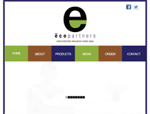 Tablet Screenshot of ecopartnersinc.com